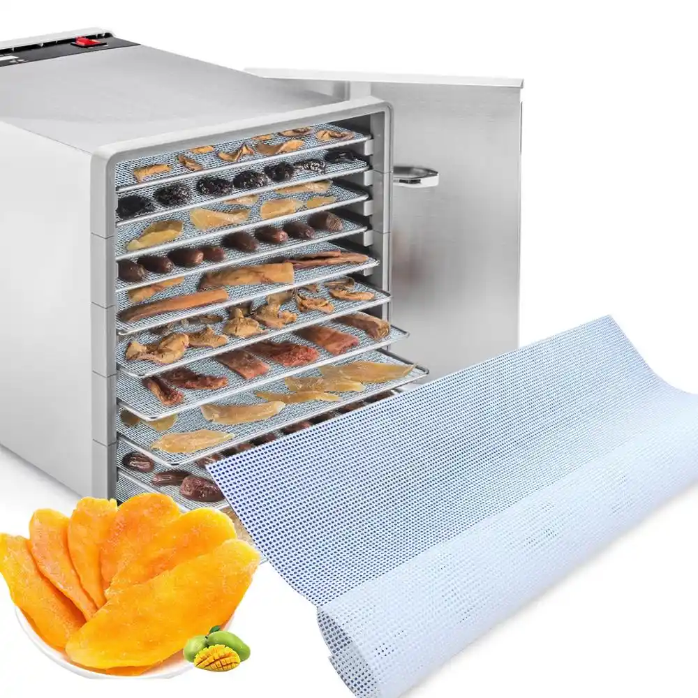 Bluedrop Silicone Dehydrator Sheets Non Stick Dim Sum Mesh Fruit Dry