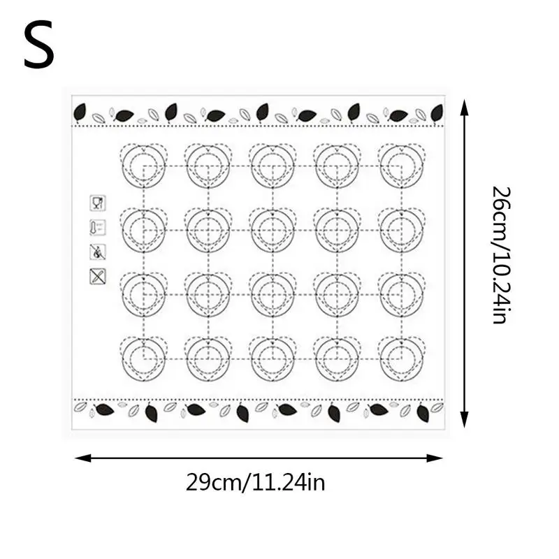 Силиконовая основа для выпекания пирожных «макаронов» антипригарная Подушка многофункциональное печенье торт лист приспособление для выпечки