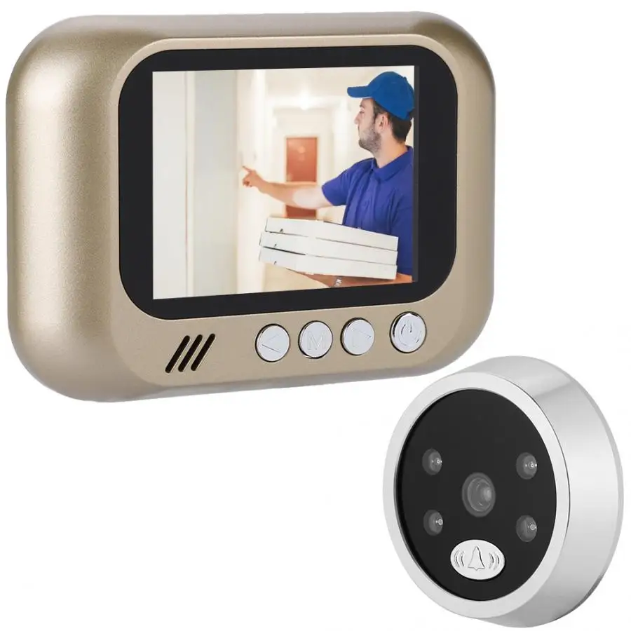 

3.2inch Screen Smart Digital Door Camera Doorbell 120 Degree Peephole Viewer Door Eye Doorbell Outdoor Door Bell mirilla digital