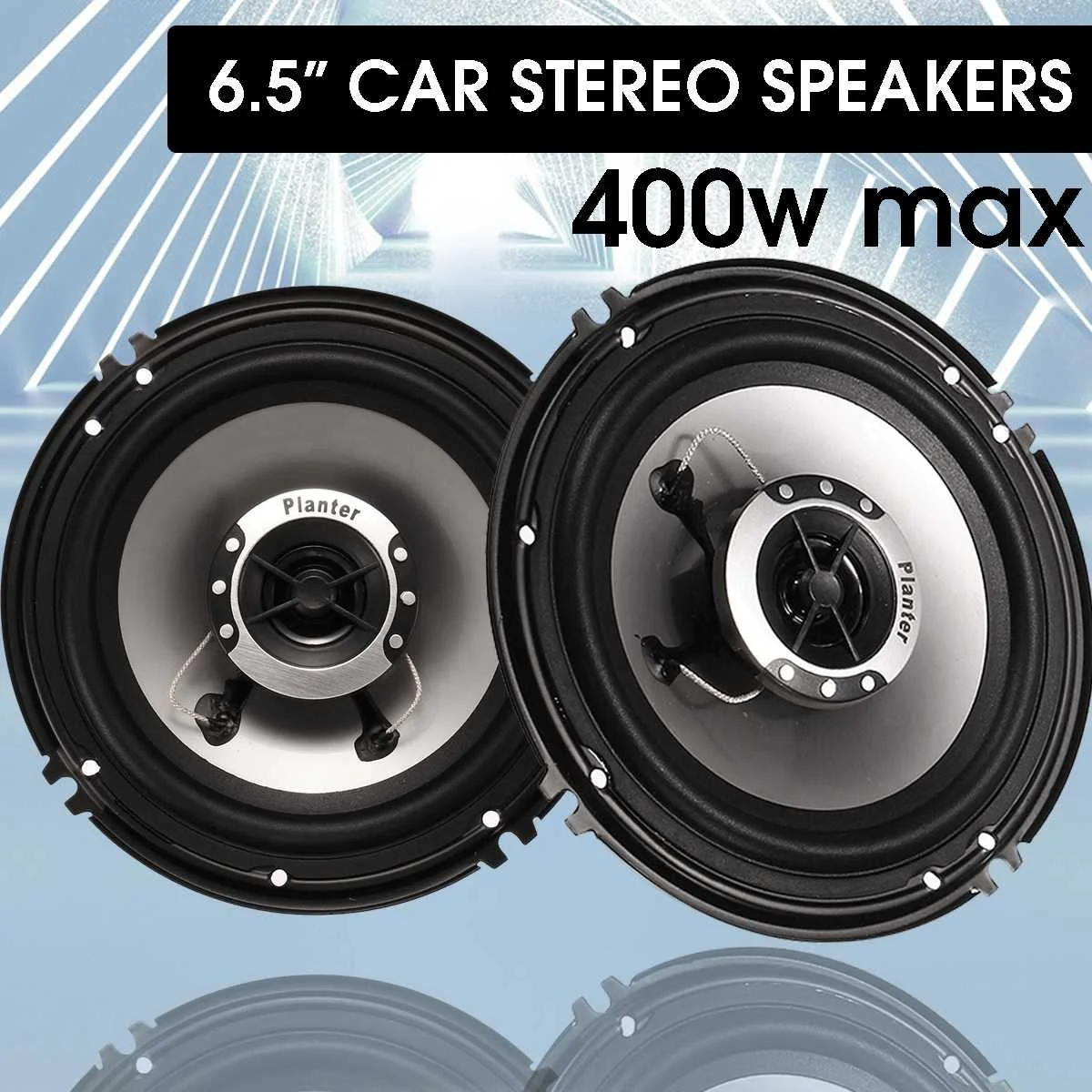Online 1 par de altavoces de Audio para coche 6,5 pulgadas 400W 4 vías Coaxial altavoz alto Universal vehículo Auto Audio música estéreo altavoces Hifi