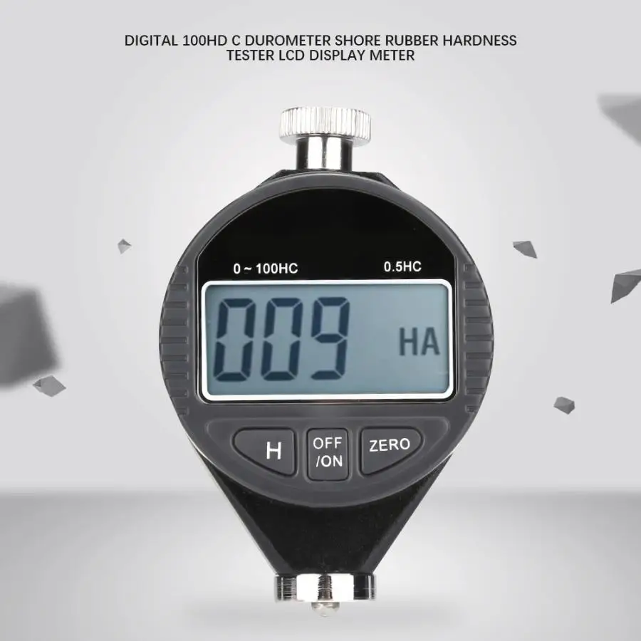 

High Accuracy Hardness Tester Digital 100HD C Durometer Shore Rubber Hardness Tester LCD Metal Hardness Tester