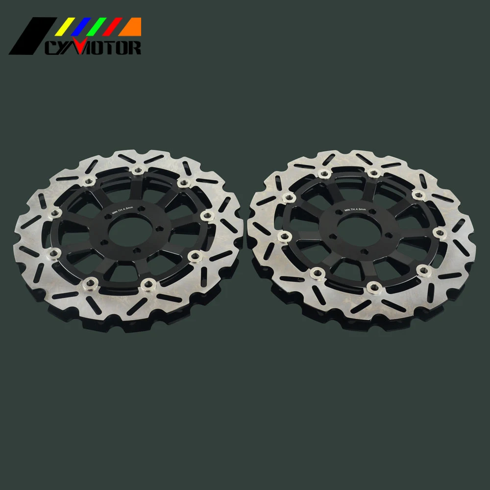 

2PCS Motorcycle Floating Brake Discs Rotor For KAWASAKI ZXR400 ZXR750 NINJA750 ZEPHYR1100 ZRX1100 ZR1100 ZZR1100 ZRX1200