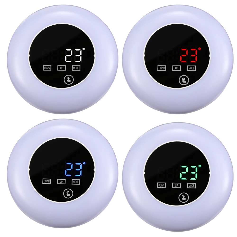 

TS-S23 LED Mirror Alarm Clock and Snooze Temperature Display RGB Light