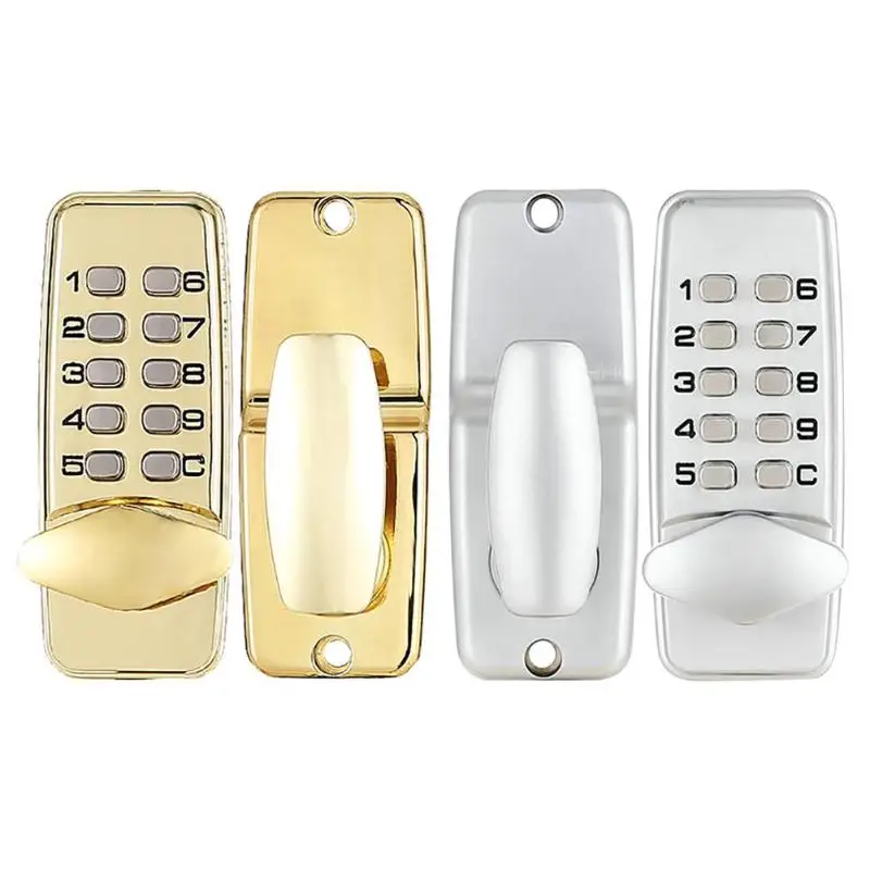 

Mechanical Keys Touch Screen Digital Door Lock Push Button Keypad Code Combination Lock Keyless Entry Door Lock smart home