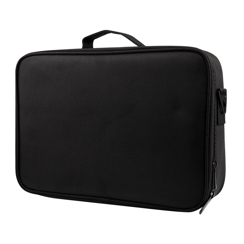 

NEW-Large Capacity Makeup Case 3 Layers Cosmetic Organizer Brush Bag Makeup Train Case Makeup Artist Box For Hair Curler Hair