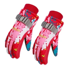 LGFM-Wild Snow мужские и женские детские лыжные перчатки ветрозащитные и водоотталкивающие теплые дышащие лыжные перчатки