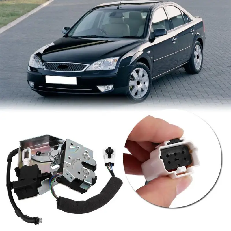 2S71F43102AD سيارة التمهيد الباب الخلفي قفل مزلاج لفورد مونديو MK3 2003 مقبض الباب الباب الخلفي جذع قفل مزلاج