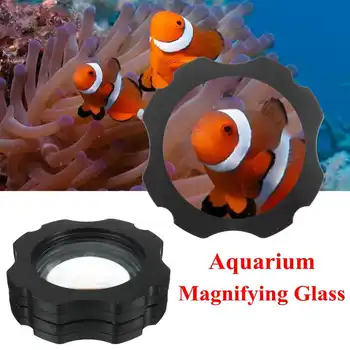 

Aquarium Magnetic Fish Tank Glass Cleaner Scraper Magnifier Up to 15mm