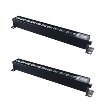 

Atotalof UV Wall Washer Stage Light 12ps LED Laser Projector Stage Lamp Indoor Lights Effect Disco Bar Christmas Party Decor