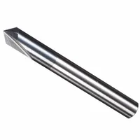 תואר end 1X 6 מ"מ טונגסטן פלדה chamfer End Mill קאטר 90 תואר קאטר נתב Bit כלי 2 חלילים HRC45 קרביד זווית כרסום קאטר (5)