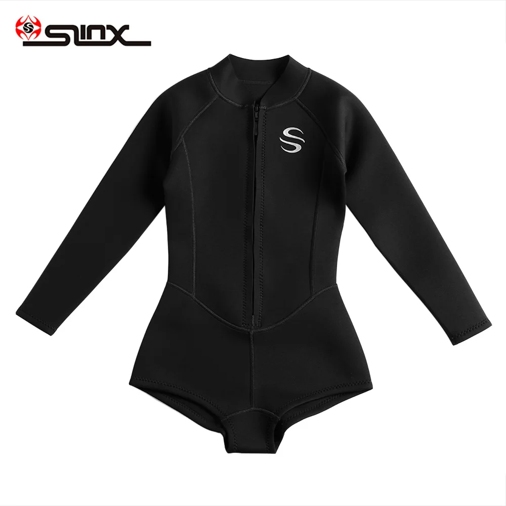 

SLINX Women 2mm Long Sleeve Sunblock Bikini Diving Suit Wetsuit