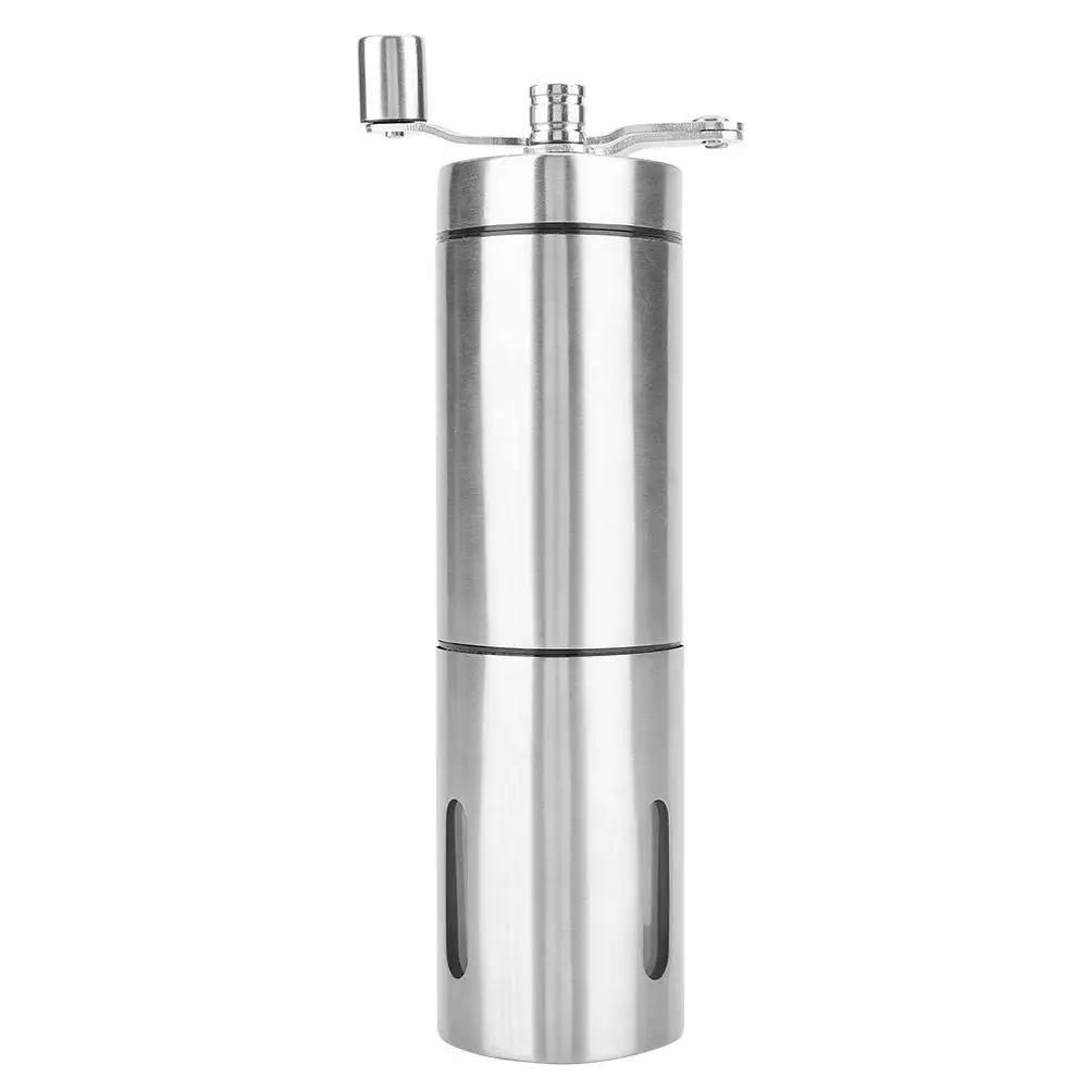 New Manual Crank coffee grinder Stainless Steel Adjustable Coffee fine and coarse kitchen spices Nuts Seeds Grinder Machine New Manual Crank coffee grinder Stainless Steel Adjustable Coffee fine and coarse kitchen spices Nuts Seeds Grinder Machine