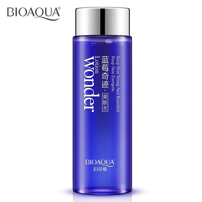 

Bioaqua Blueberry Miracle Glow Wonder Face Toner Makeup Water Smooth Facial Toner Lotion Oil Control Pore Moisturizing Skin Care