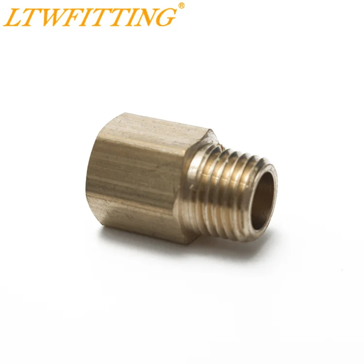 LTWFITTING Латунь трубы 1/4 &quotЖенский x 1/4&quot Мужской NPT адаптер топливного газа воздуха