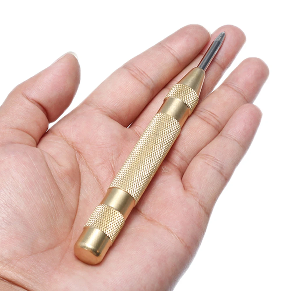 

Automatic Center Pin Punch Strike Spring Loaded Marking Starting Holes Tool