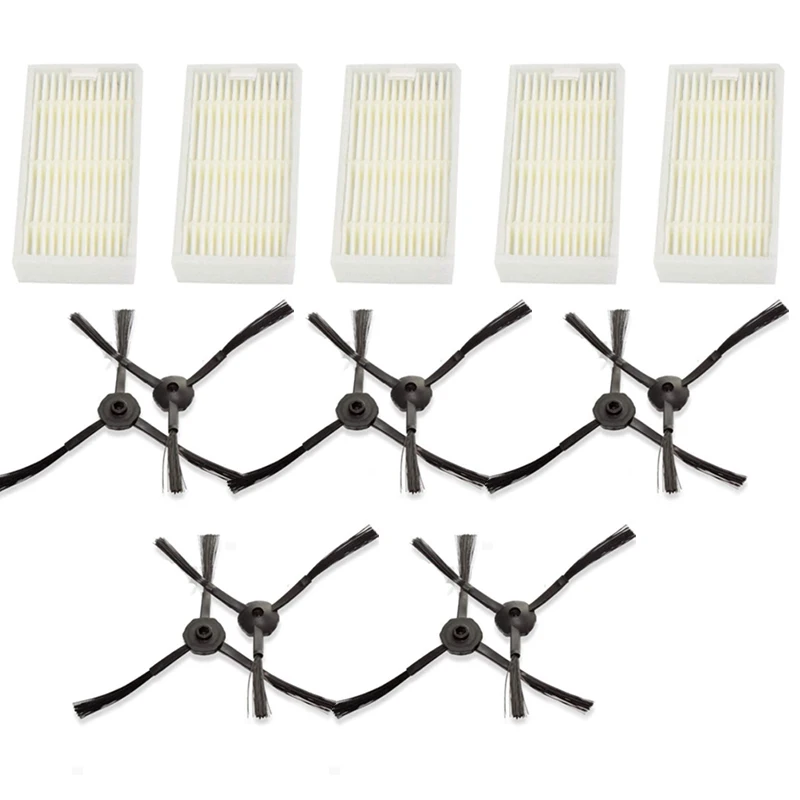 

5*filters+10*Side Brushes For Medion MD16192, MD18500, MD18501, MD18600 Series