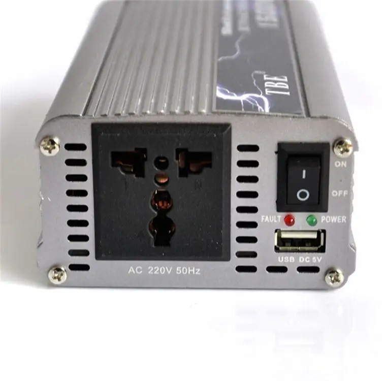 Новый TBE 1500 Ватт модифицированный синусоидальный USB Инвертор мощности автомобиля