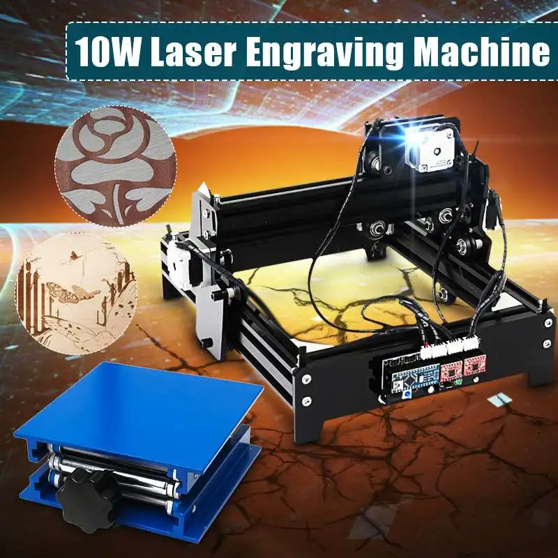 

10W USB Desktop DIY Metal Stone Wood CNC Laser Engraver Marking Engraving Machine Engraving Wood Router Area 20 x 14 cm
