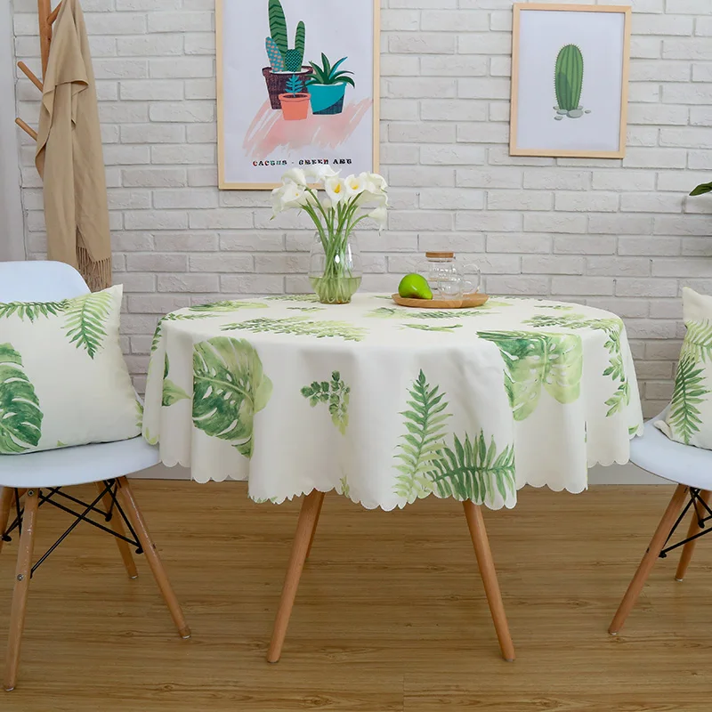 

Waterproof Printed Tablecloth Round Table Cover Tea Table Cloth Rural Rectangular Cover Cloth Home Decoration