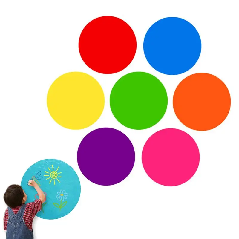 

Multi-size DIY Color Dots Wall Stickers Art Circle Dots Decal Removable Vinyl Polka Wallpaper For Kids Room Home Decor Art