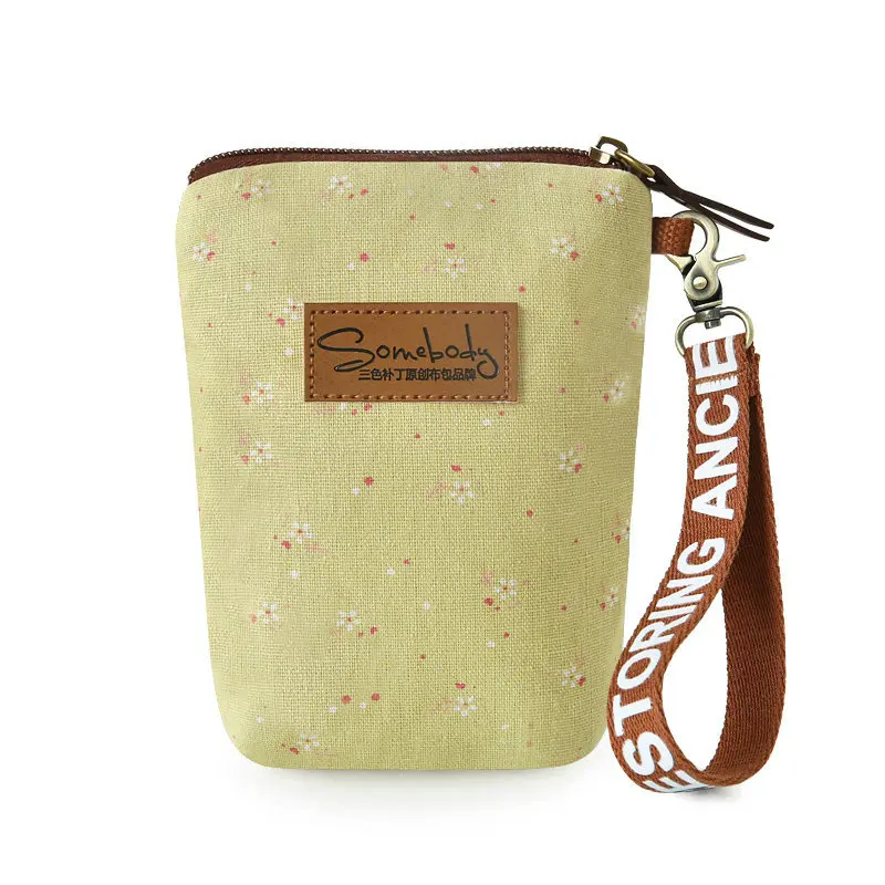 

Mobile phone canvas bag new female han edition joker change students mini bag handbag