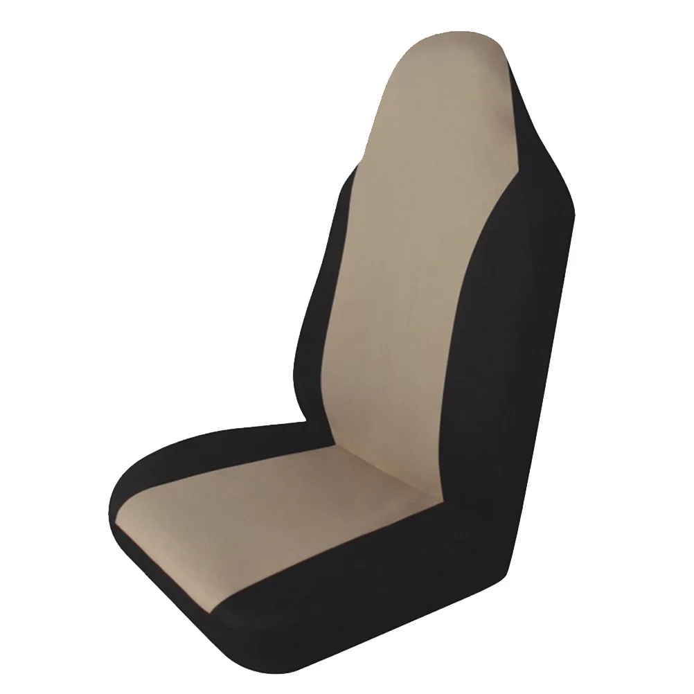 

1pcs Car Front Seat CoverUniversal Auto Seat Covers Anti Slip Seat Covers Protector Car Accessories (Beige)