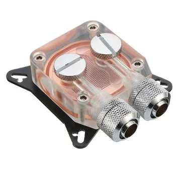 Water Cooling Block Copper Transparent Water-based Cooler Waterblock PC GPU 4 Hole Compression Fitting Liquid Cooler G1/4 W41
Water Cooling Block Copper Transparent Water-based Cooler Waterblock PC GPU 4 Hole Compression Fitting Liquid Cooler G1/4 W41