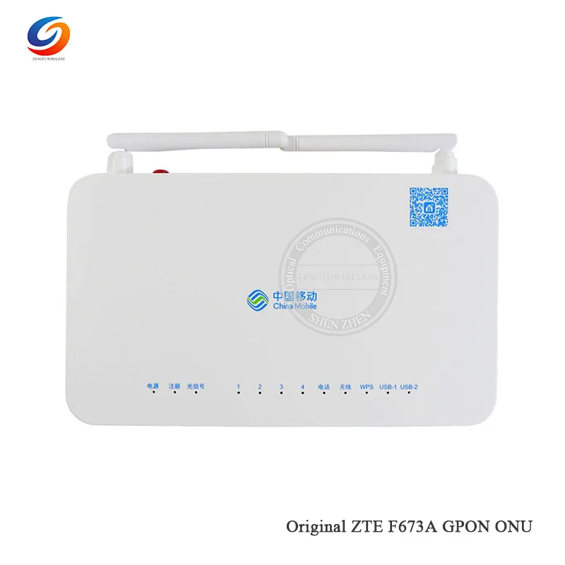 50 шт. Оригинал ZTE F673A V2 GPON ONU 4GE + 1Tel USB Wifi такая же функция как F660 F623 ONT доставка в