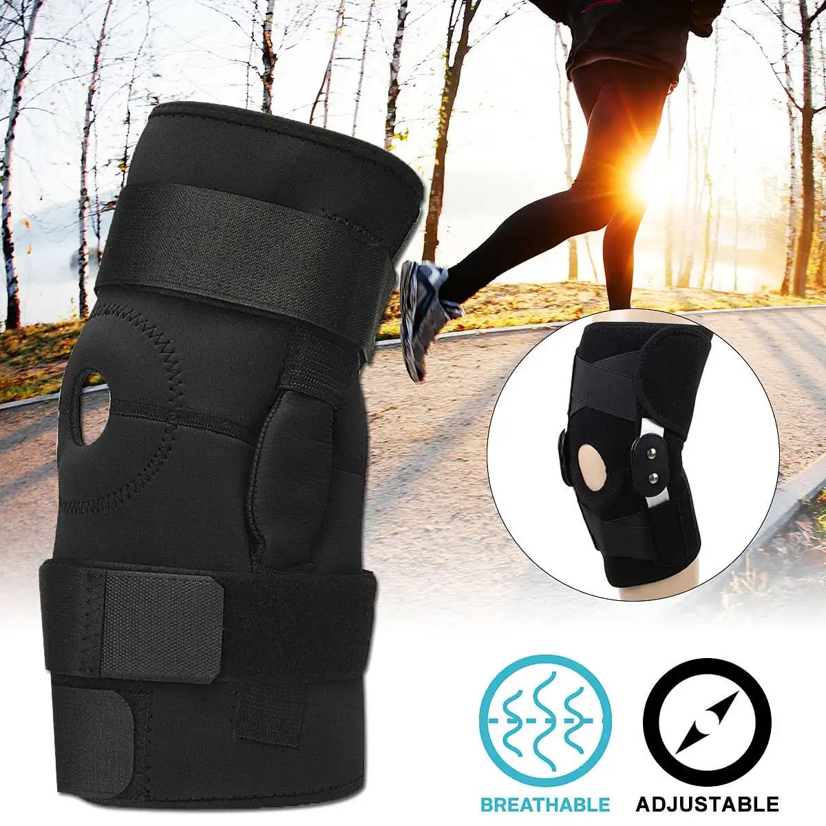 

Knee Protector Pad for Arthritis Leg Brace Orthopedic Knee Brace Support Patella Kneepad Leg Protector Wrap Personal Health Care