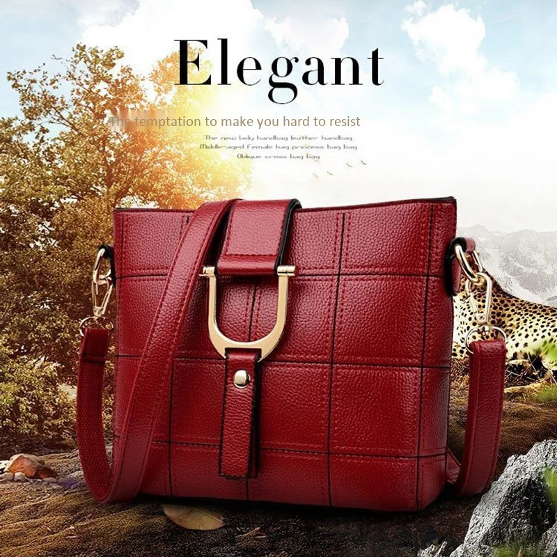 

Women Messenger PU Bags Women Bag Shoulder Bags Tote Bag Collection Red