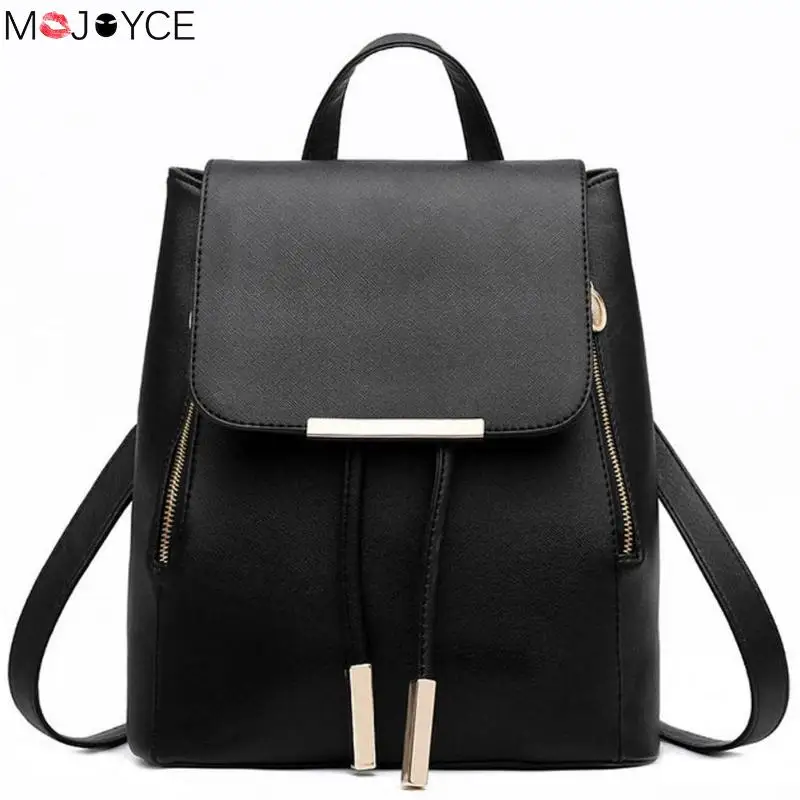 Fashion Pu Leather Women Backpack Teenager School Bags Black Female Rucksack Mochila Feminina Mochilas Mujer Dropshipping Fashion Pu Leather Women Backpack Teenager School Bags Black Female Rucksack Mochila Feminina Mochilas Mujer Dropshipping