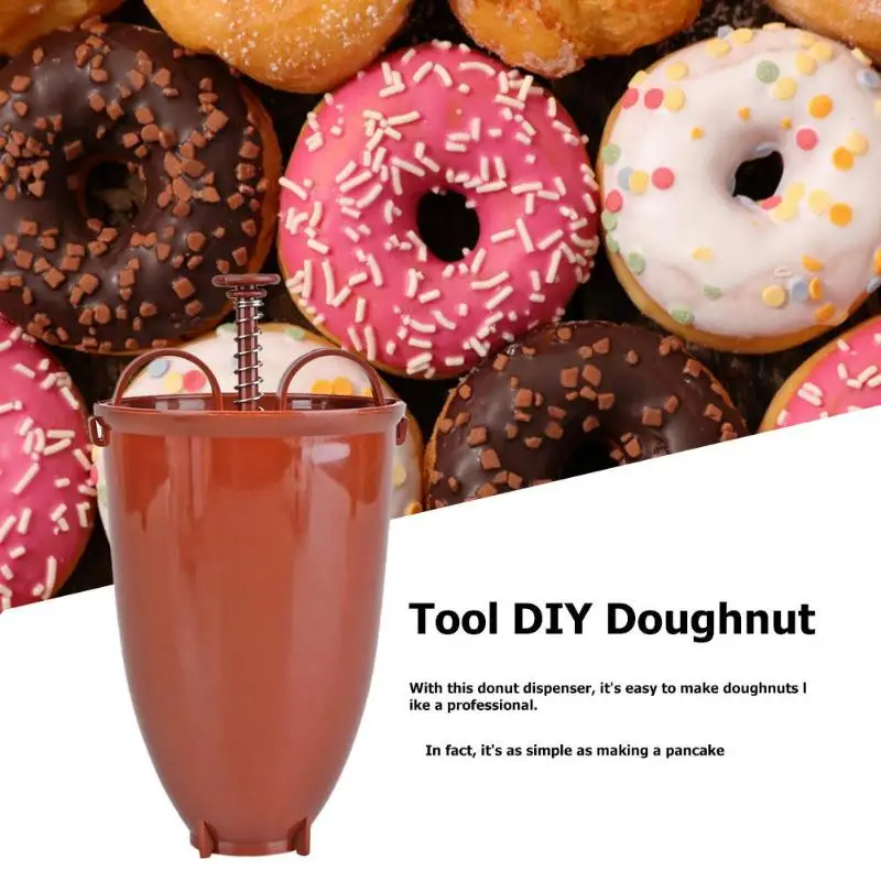

donut maker Plastic Donut Making Tool DIY Doughnut Maker Dispenser Kitchen Gadgets Baking Tools