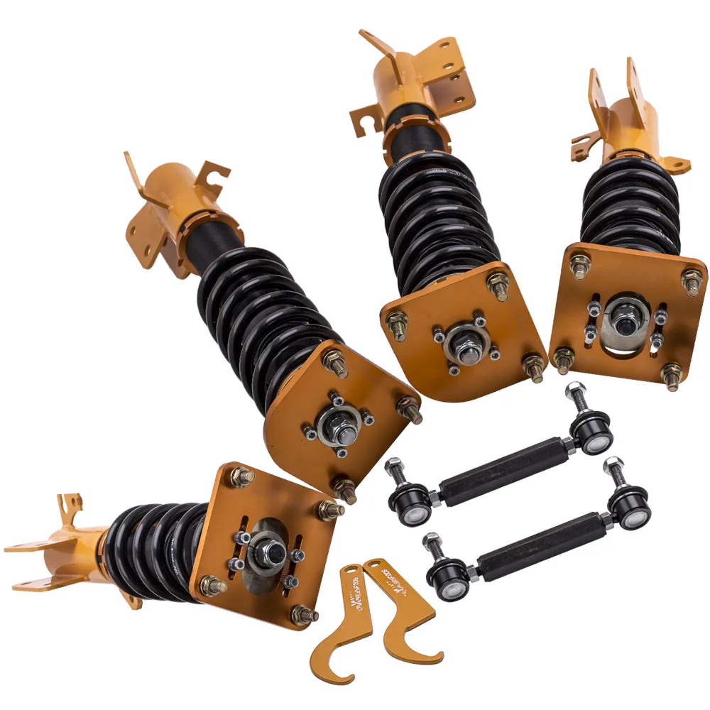 

Tuning Coilovers Lowering Kit for Mazda Protege 323 BJ 1999-2003 Adj Height Shock Absorber Strut KIT