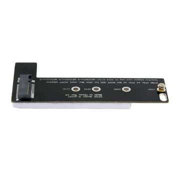 

Jimier NVME M.2 NGFF M-Key SSD Convertor Card for 2014 Macbook Mini A1347 MEGEN2 MEGEM2 MEGEQ2 Black