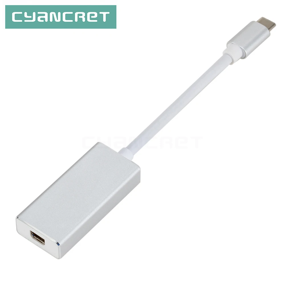 

Type C Adapter USB 3.1 to Mini DisplayPort DP Female Converter Extra Adapters for MacBook Projector Support 4K HDTV 1080p