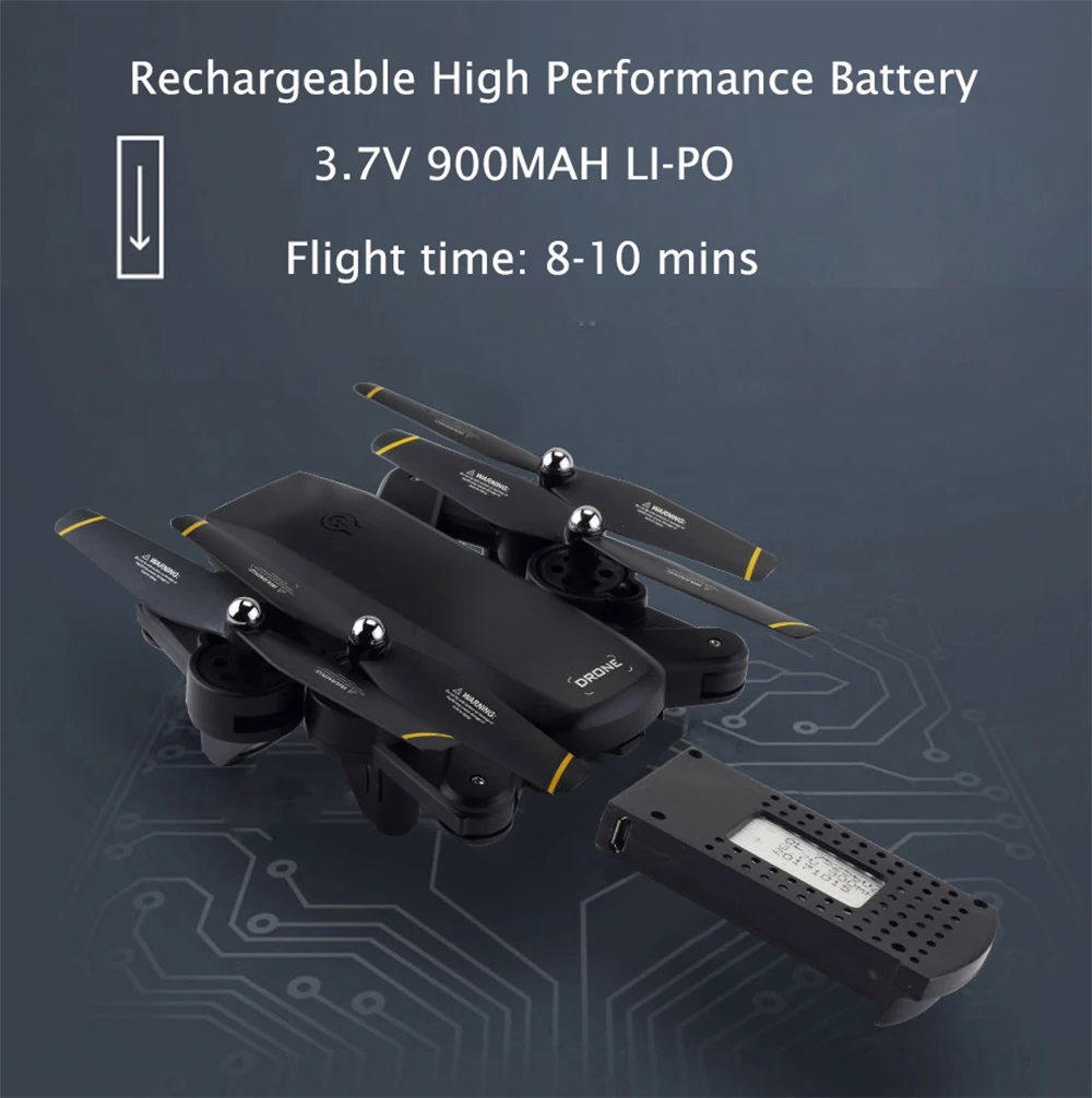 SG700S 4K Дрон с камерой Wifi Fpv Hd оптический поток Двойная камера жестом фотография