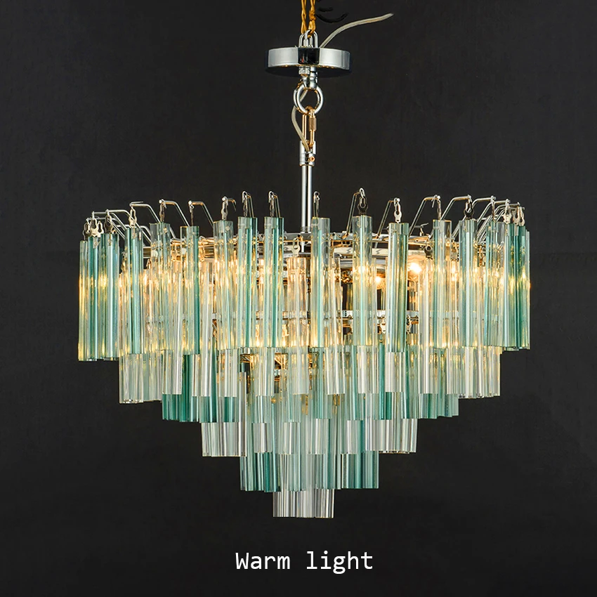 

Modern Crystal Chandelier Living Room Lustres De Cristal Decoration Tiffany Pendants Chandeliers Home Lighting Indoor Decor Lamp