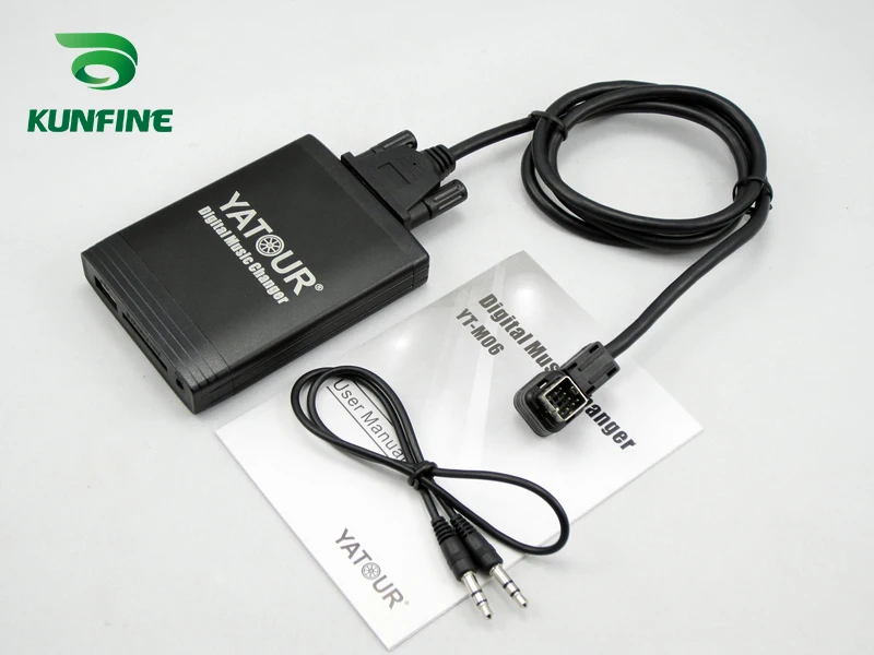 Автомобильный цифровой адаптер для смены музыки USB SD Aux MP3 интерфейс