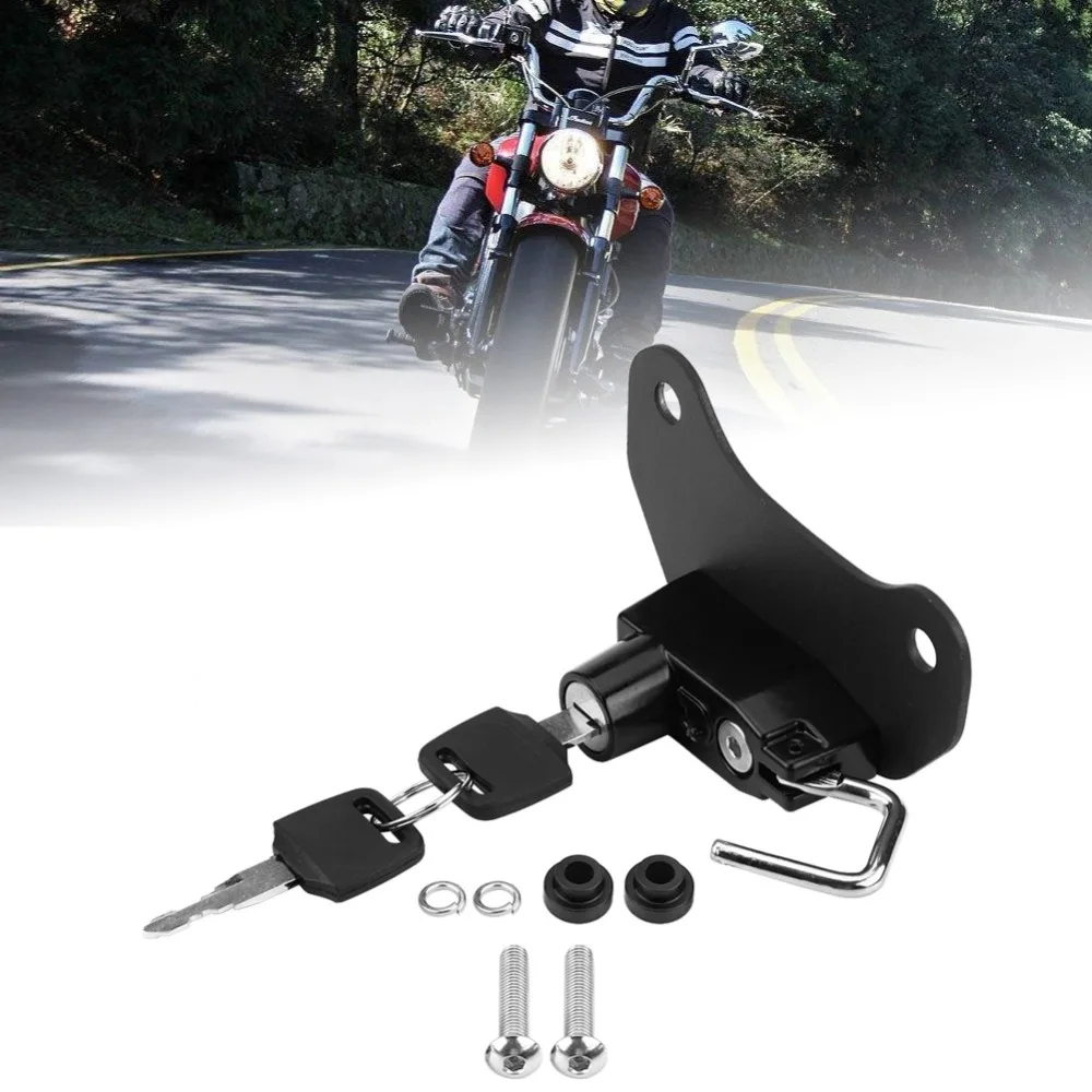 Motorcycle Helmet Lock Anti-theft Security Universal For Harley Davidson US