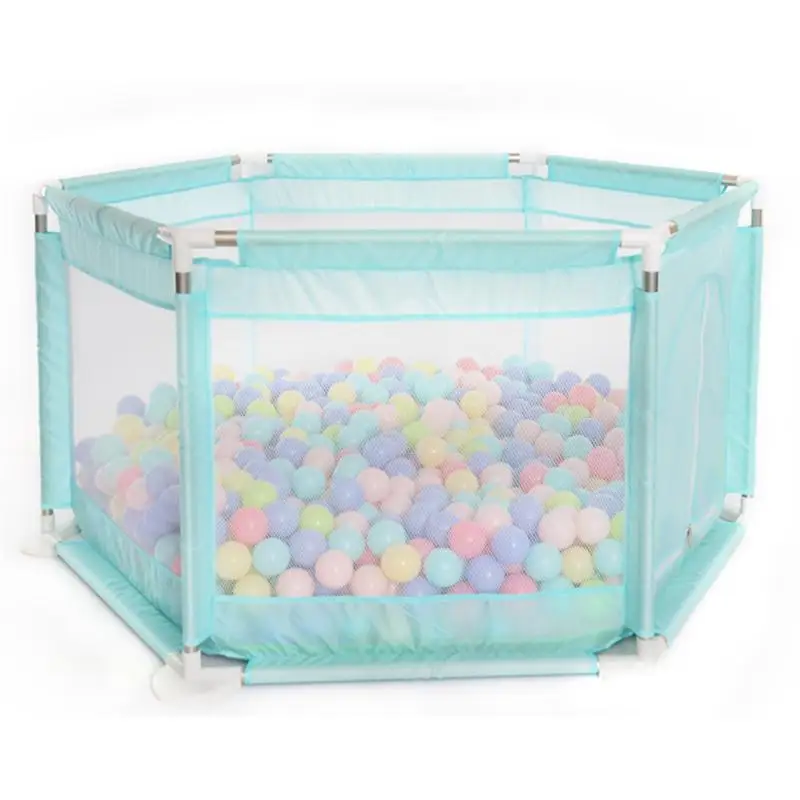 

New Baby Playpen Safety Tent For Children Indoor Ball Pool Play Tent Kids Polka Dot Hexagon Playpen Portable Foldable Playpens