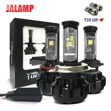 2 PCS XHP50 H7 Led H8 10000LM/Set 12V 9005 HB3 H1 Car LED Headlight 6000K H7 H11 H9 9006 HB4 Led H4 Car Light Canbus Ready EMC 