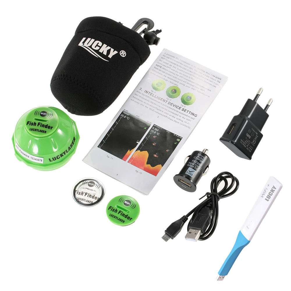 “ Subaquática de Pesca Polegadas 1000tvl Kit 12 Pcs