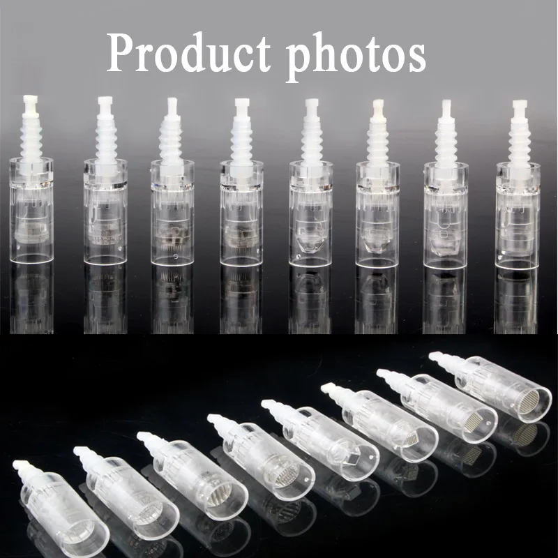 

50pcs Bayonet Cartridge Needles 1/3/5/7/9/12/24/36/42pins Nano For Dr.Pen M7/M5/N2 MYM Electric Derma Pen Microblading Needles