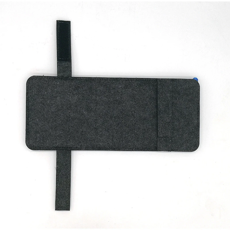 Fashion Car Styling Case Sun Visor Type Wool Felt Hanging Tissue Box Car Napkin Holder Vehicle Accessories Pocket Organizer Pouch Card Storage