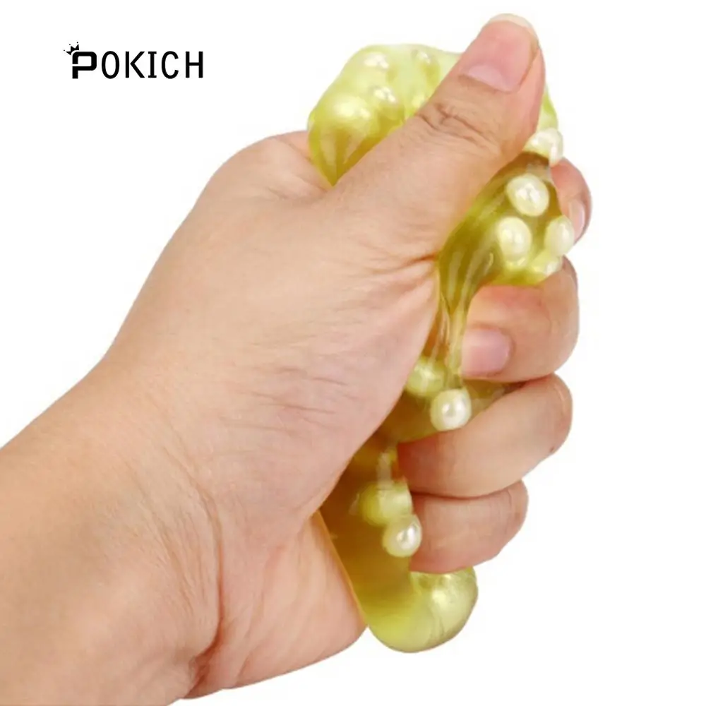 Красочная мягкая глина Pokich Pearl Mud для снятия стресса сделай сам прозрачные