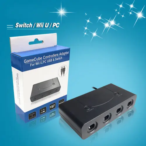 4 портовый контроллер Gamecube NGC для Nintendo Wii U & Switch и ПК USB Конвертеры| |
