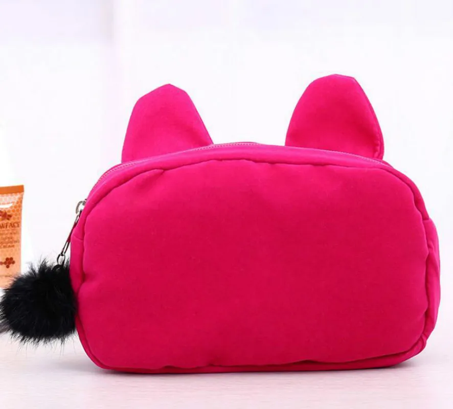 Большой емкости Kawaii милый кот пенал ткань пеналы школьные канцелярские Pencilcase для