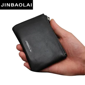 

New Vintage Small Women Wallets Female Genuine Leather Womens Wallet Zipper Design With Coin Purse Pocket Mini Card Wallet