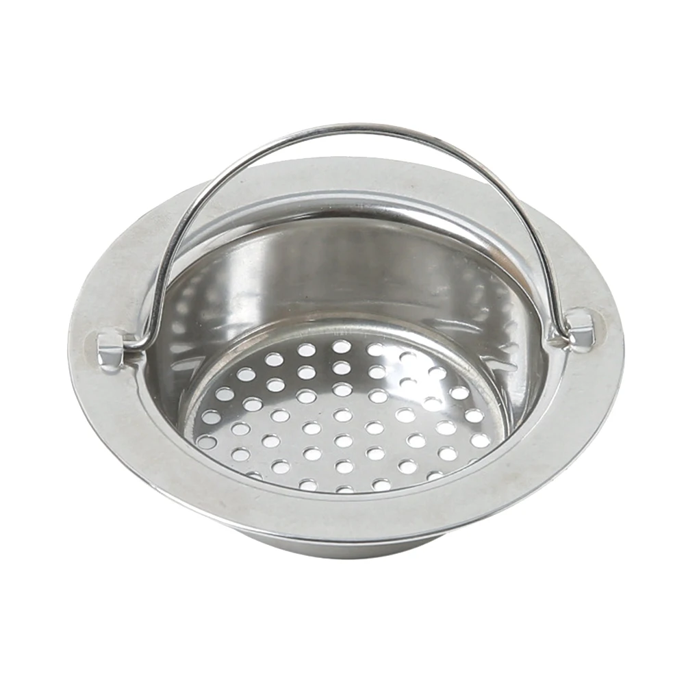 buy 2pcs Handle Kitchen Sink Strainer Garbage Mesh Stopper Waste Plug Sink Filter Hair Catcher Size S
