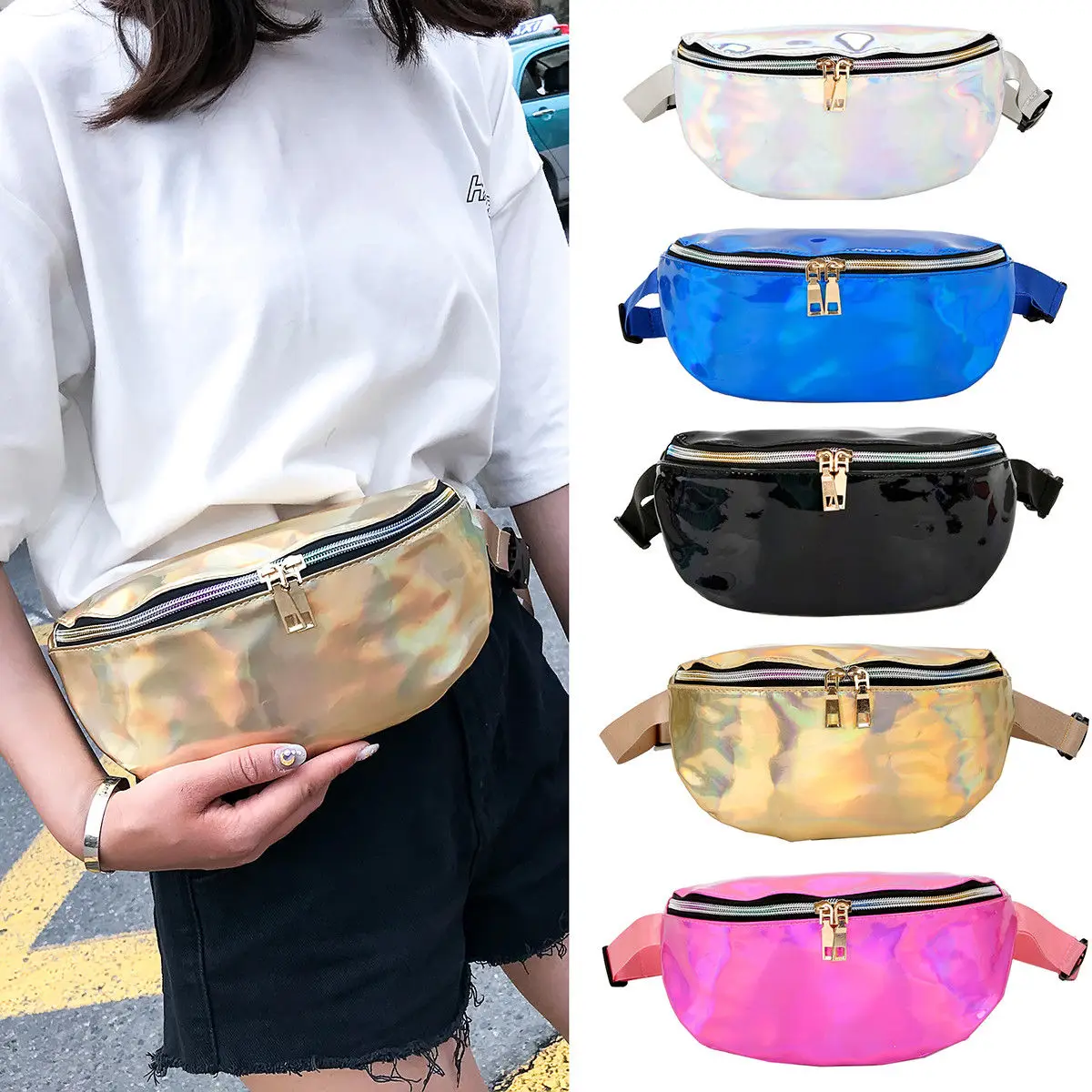 Bum Bag Fanny Pack Travel Waist Festival Money Belt Pouch Holiday Wallet CHEAP!